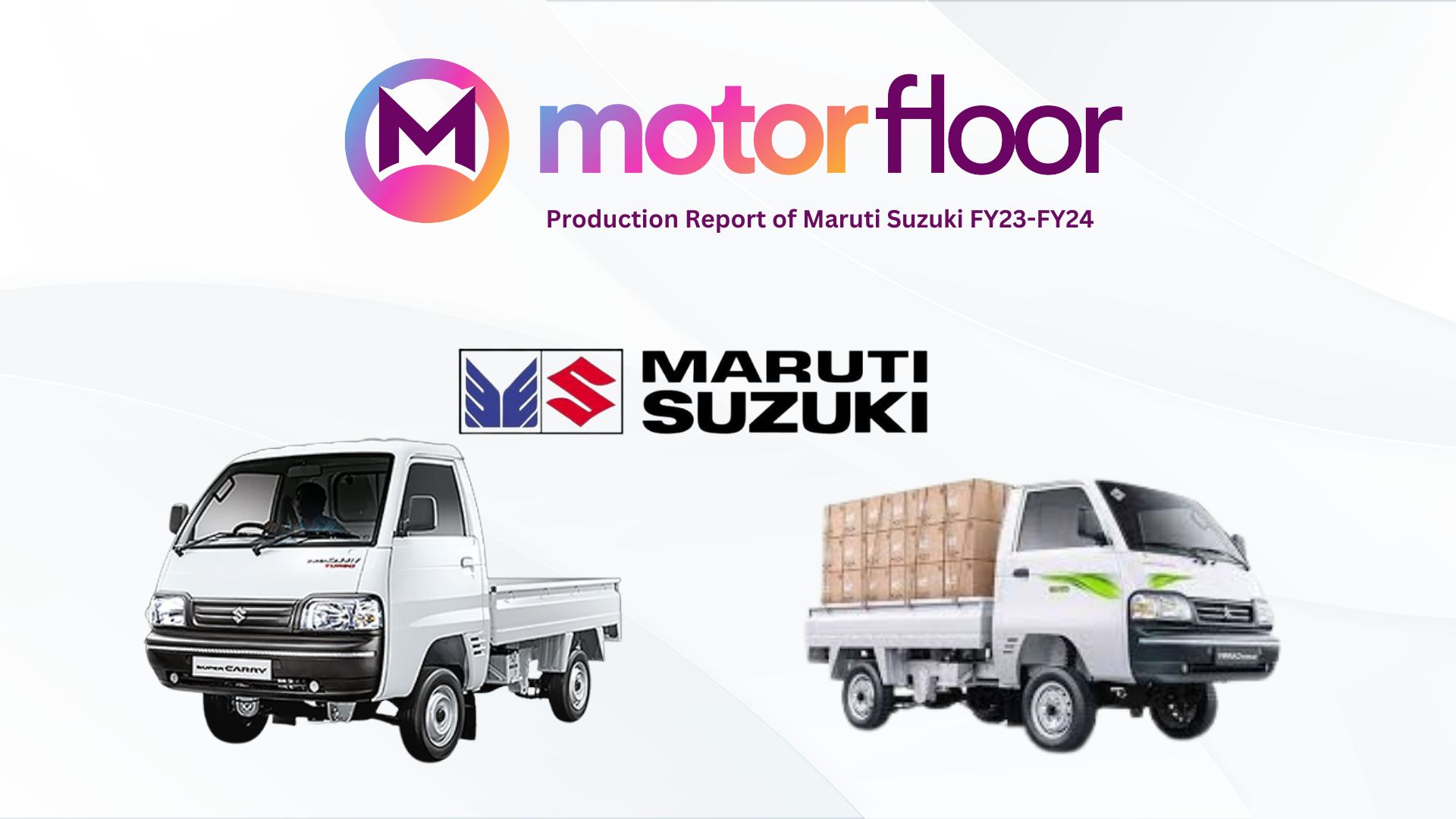 Maruti Suzuki production report for April 2024